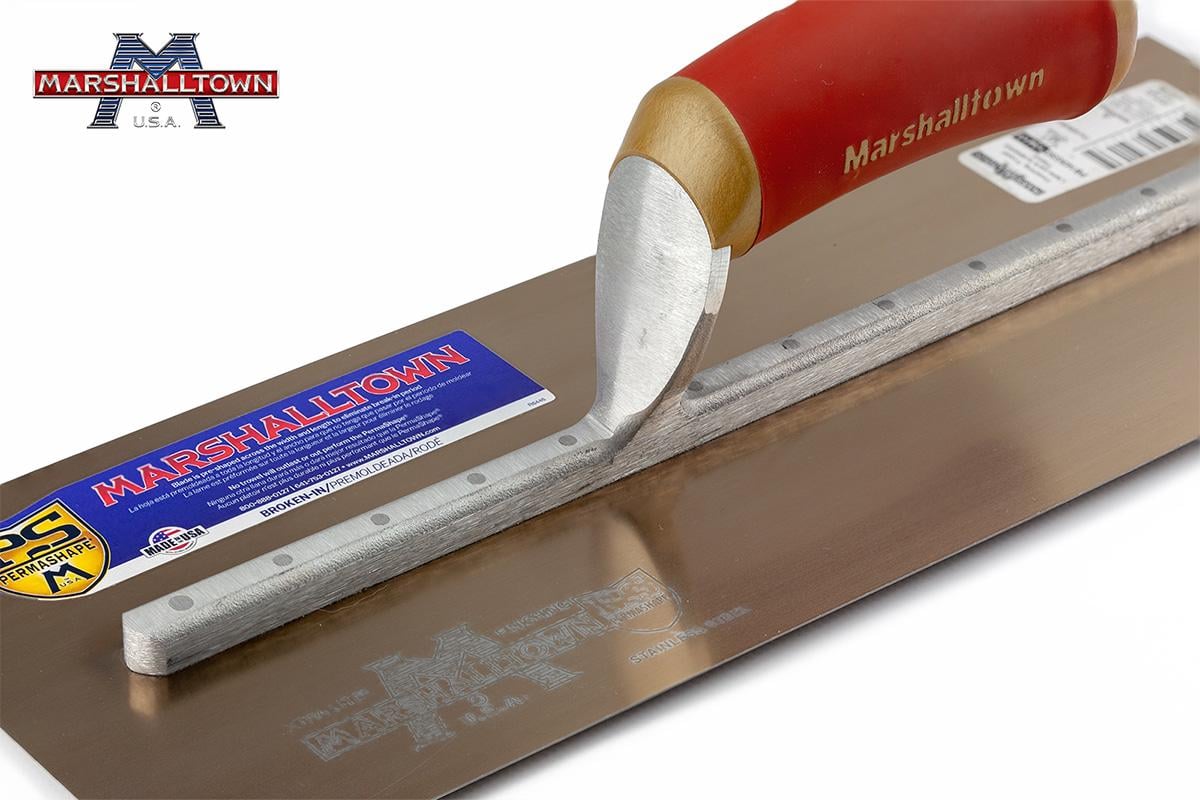 Гладилка для бетона Marshalltown PermaShape Finishing Trowels финишная 356х127 мм (13413) - фото 4