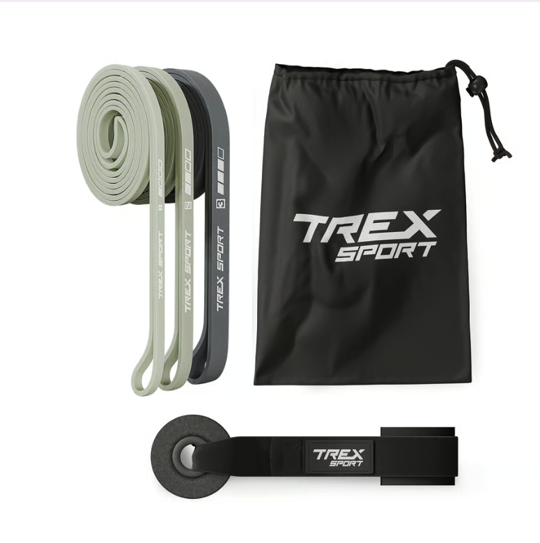 Набор резинок для фитнеса TREX Sport TX-003PB 3в1 2-30 кг (4964)