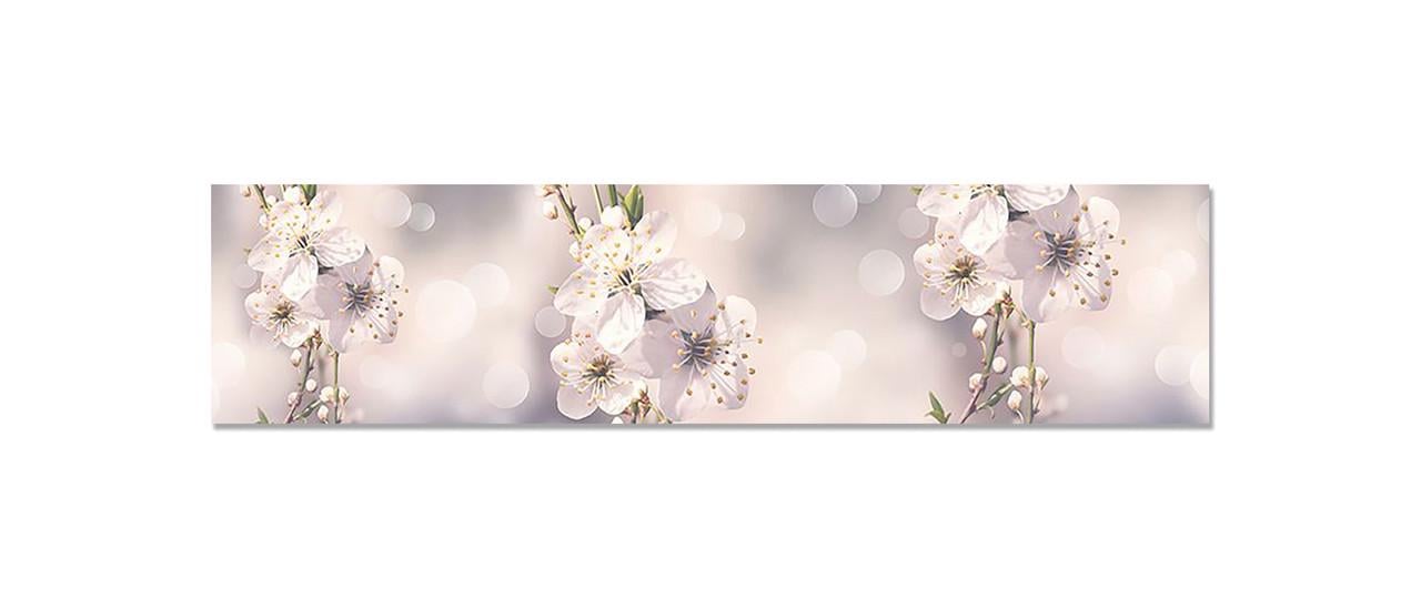 Наклейка виниловая на кухню Zatarga Макро Цветы вишни 600х2500 мм (1283915202)