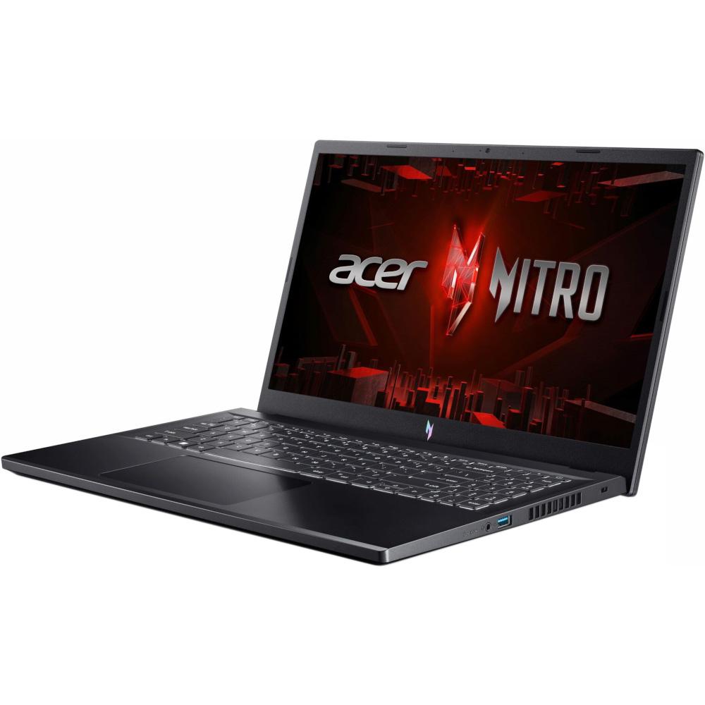 Ноутбук Acer Nitro V 15 ANV15-51 32/1TB/RTX 4060 15.6" Obsidian black (NH.QQEEU.00F) - фото 4 Ноутбук Acer Nitro V 15 ANV15-51 32/1TB/RTX 4060 15.6" Obsidian black (NH.QQEEU.00F) - фото 4