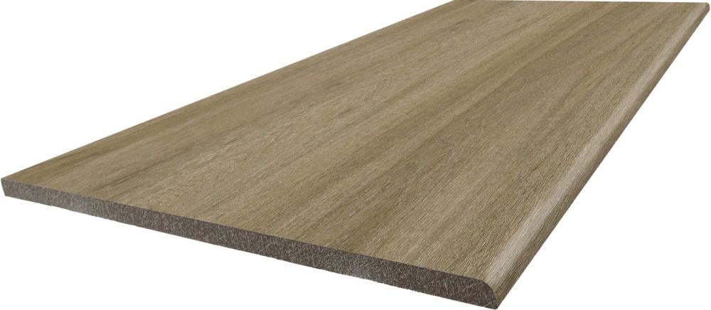 Ступенька из керамогранита Multistep Islandia Nuez коричневая 14x1200x330 мм (004654)