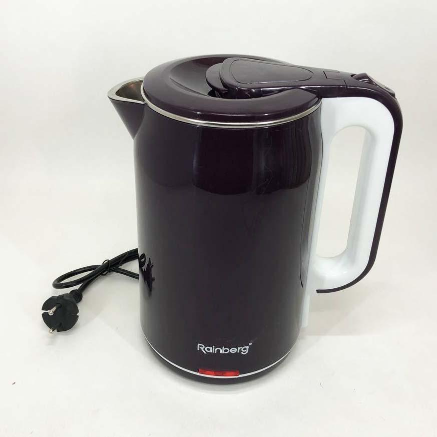 Електрочайник Rainberg RB-2247 2000 Вт 2 л Баклажановий (322923) - фото 2