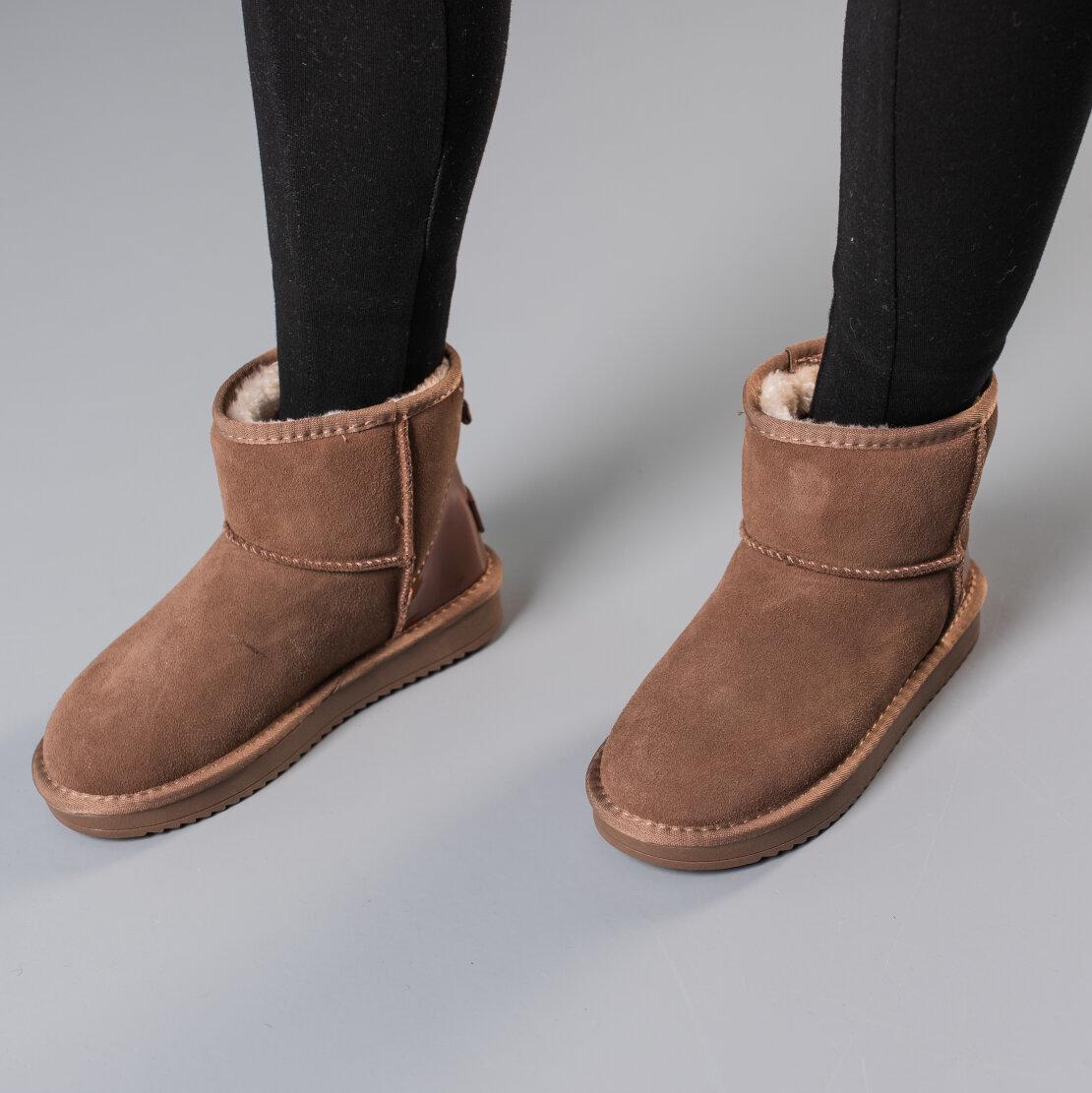 Угги женские Fashion р. 38 24,5 см Коричневый (3837)