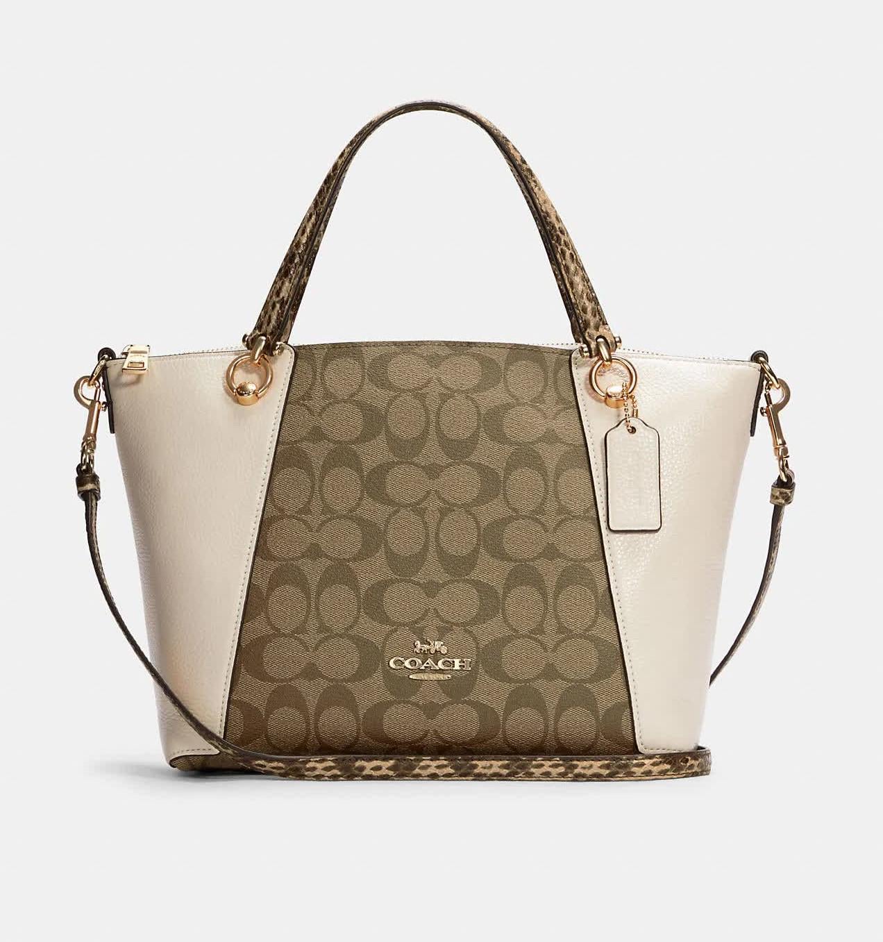 Женская сумка Coach Kacey Satchel Beige (CH-7972494) Женская сумка Coach Kacey Satchel Beige (CH-7972494)