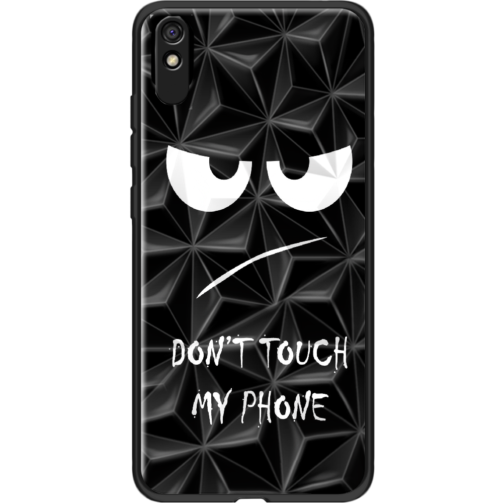 Чехол BoxFace Xiaomi Redmi 9A Don't Touch my Phone Черный силикон с призмой (40304-up535-12345)