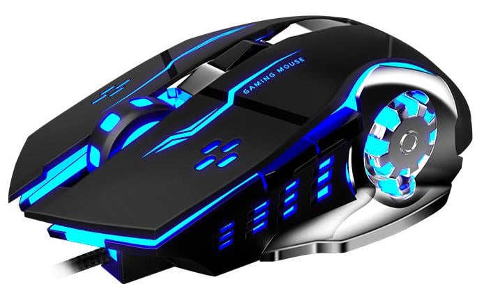 Миша дротова ігрова Keywin X6 USB RGB з підсвічуванням Чорний