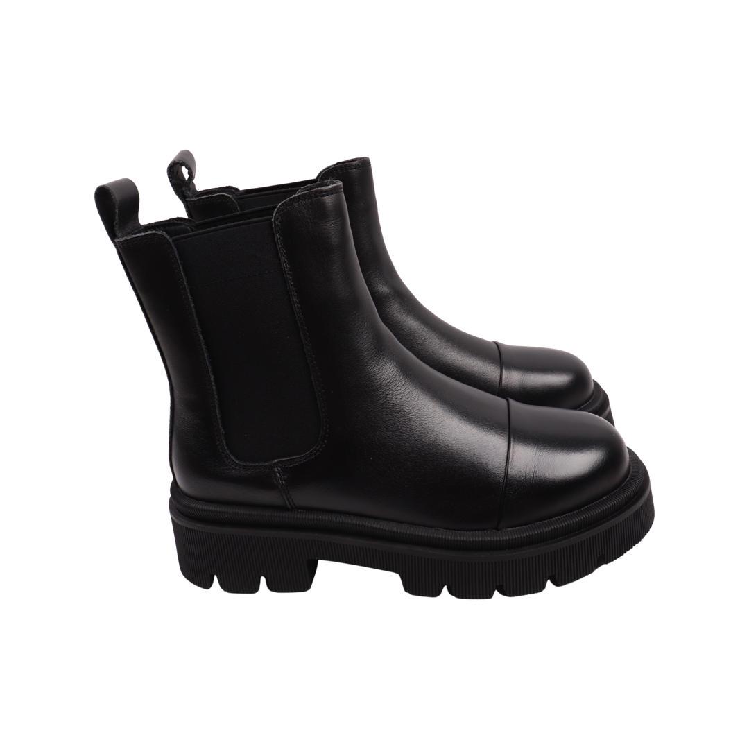 Ботинки женские Li Fexpert из кожи р. 40 Черный (1006-22/23ZHC)