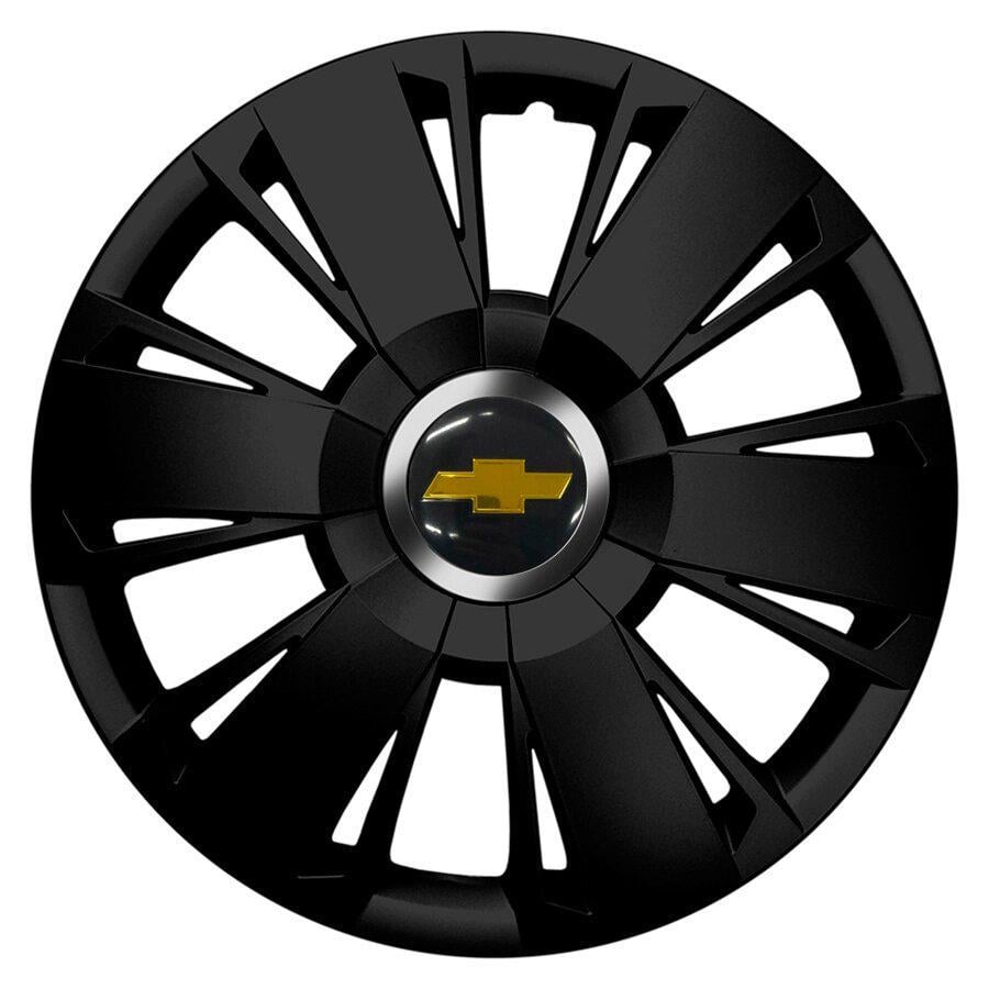 Комплект ковпаків JAWOPLAST Sportivo R16 для Chevrolet 4 шт. Black (28434602)