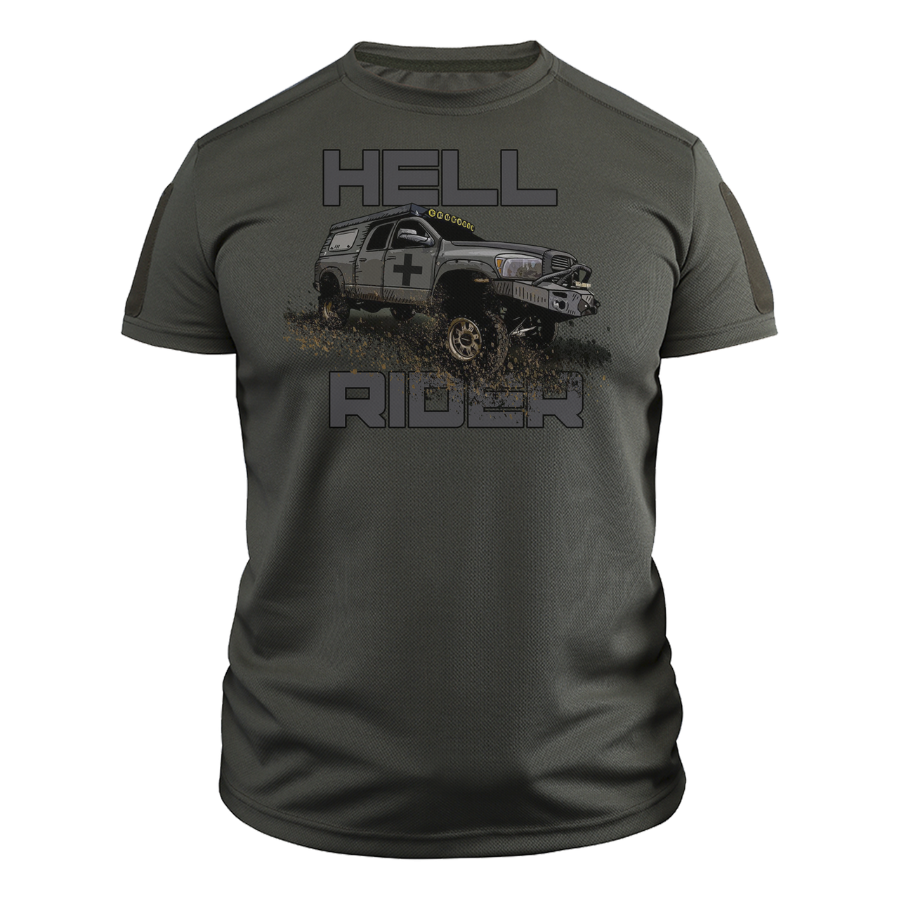 Футболка військова CoolMax Військовий водій XXL Оливковий (TS-C-20-XXL)