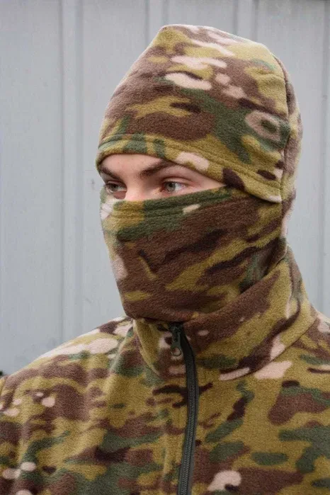 Балаклава для військових One Size флісова підкладка Мультикам (28524242) - фото 4 Балаклава для військових One Size флісова підкладка Мультикам (28524242) - фото 4