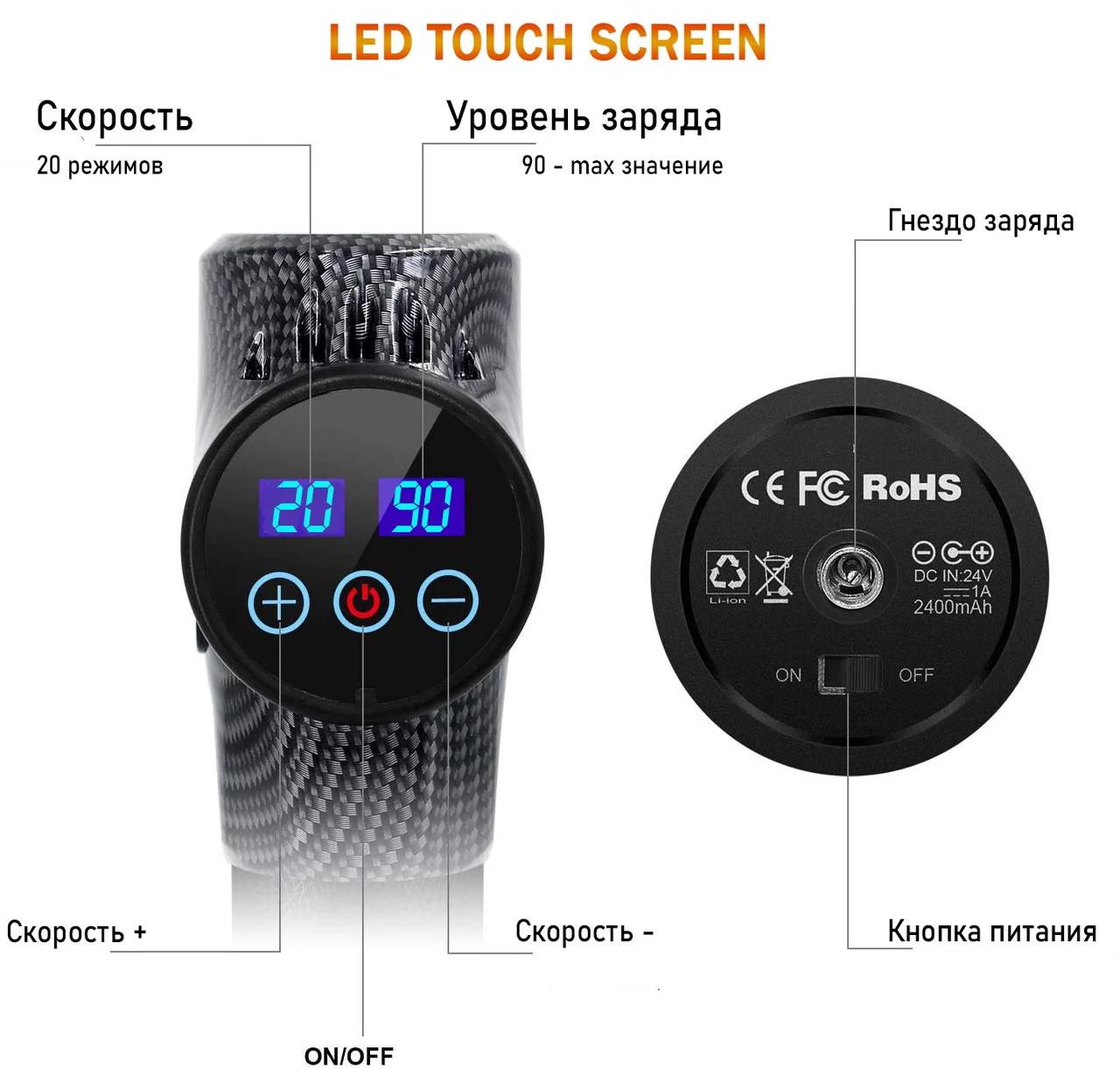 Ручний масажер Fascial Gun для тіла - фото 7 Ручний масажер Fascial Gun для тіла - фото 7