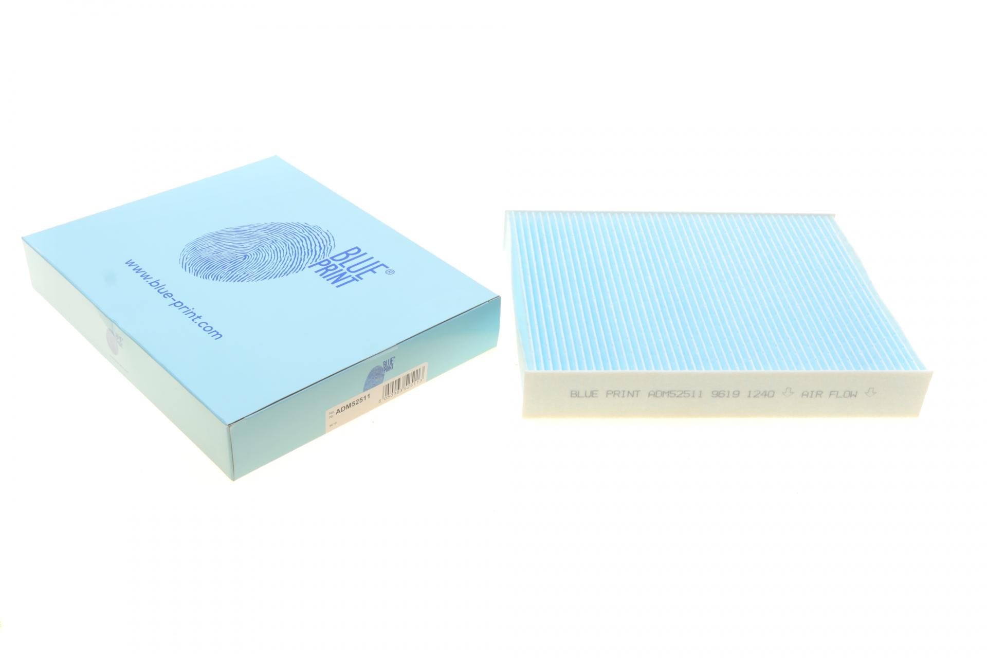 Фильтр салона BLUE PRINT для Ford Fiesta/Fusion 01- (ADM52511)