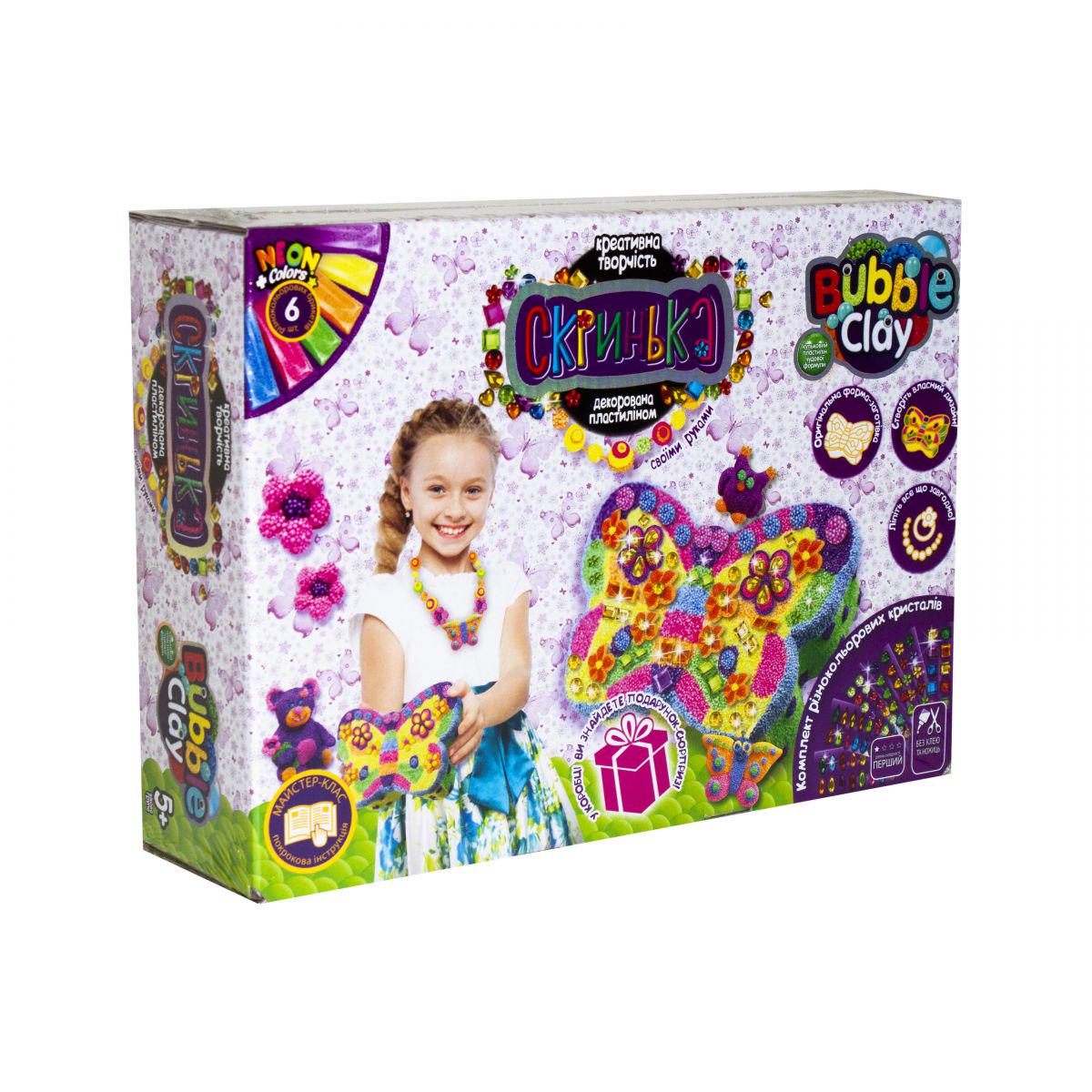 Набор для творчества Шкатулка Bubble Clay Бабочка укр. (59793)