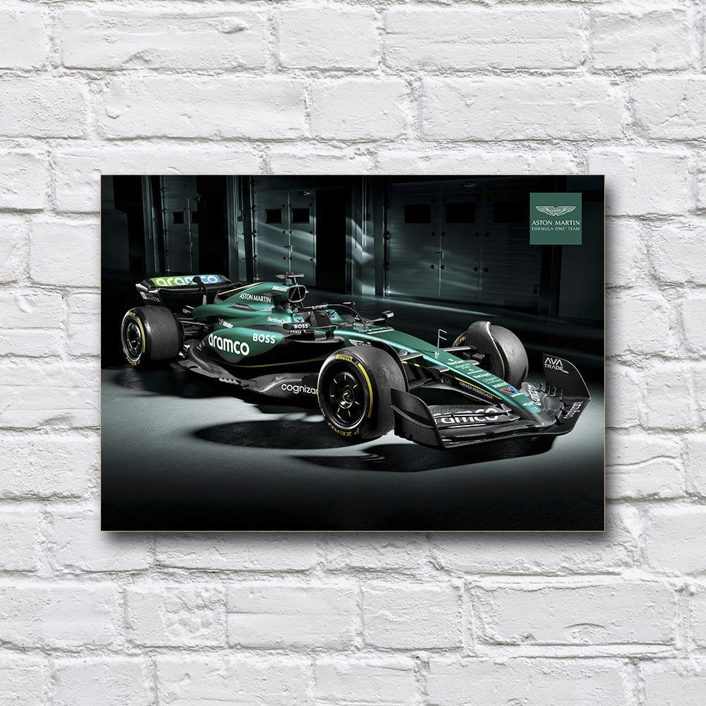 Постер деревянный Aston Martin AMR24 210х297 мм (18166864)