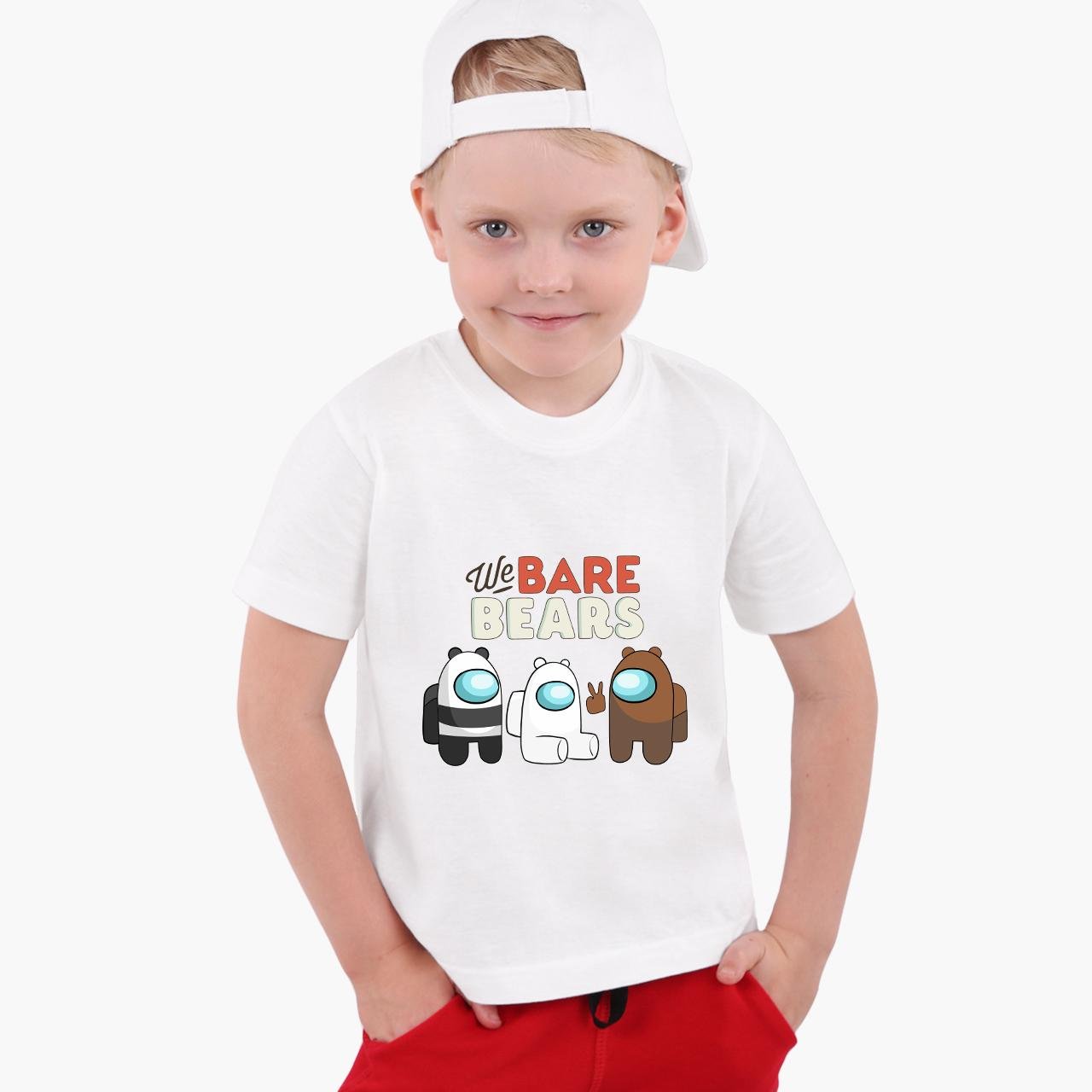 Футболка детская We Bare Bears Белый (9224-2668-6) - фото 4