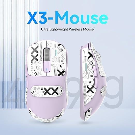 Мышка беспроводная attack shark X3 Purple (2455859051) - фото 5