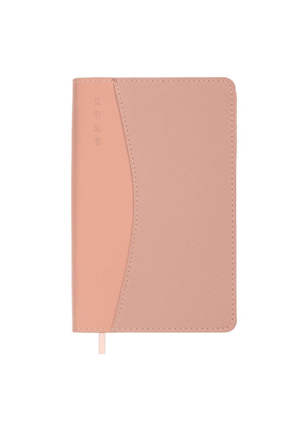 Ежедневник Buromax 2026 AURORA А6 датированный Розовый (BM.2579-10)