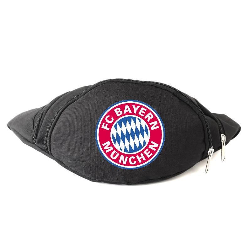 Поясная сумка-бананка Cappuchino toys Футбольный клуб Бавария Мюнхена Bayern München-03 Черный (1652391276)