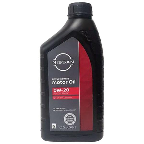 Моторное масло Nissan Genuine Motor Oil SP/GF-6 0W-20 946 мл (999PK000W20N)