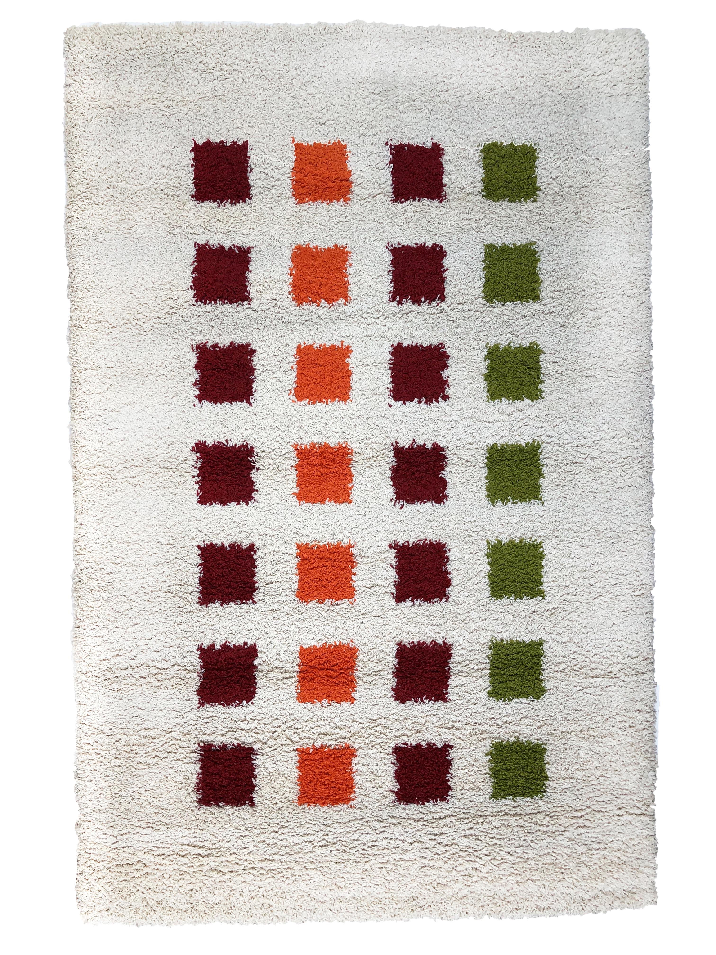 Ковер с высоким ворсом Super Lux Shaggy 170x250 см Кремовый (B6347)