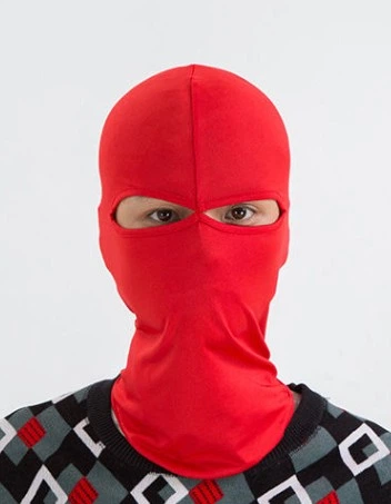 Балаклава с прорезями для глаз Красный (625606042)