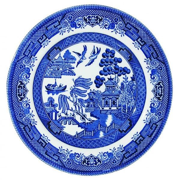 Тарілка десертна Churchill Blue Willow 17 см (WBMBP17M2)