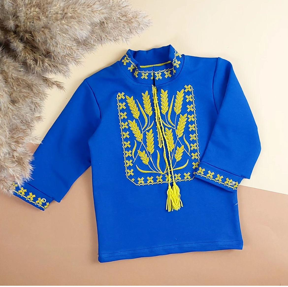 Сорочка дитяча ЛіО з вишивкою Колоски (81)