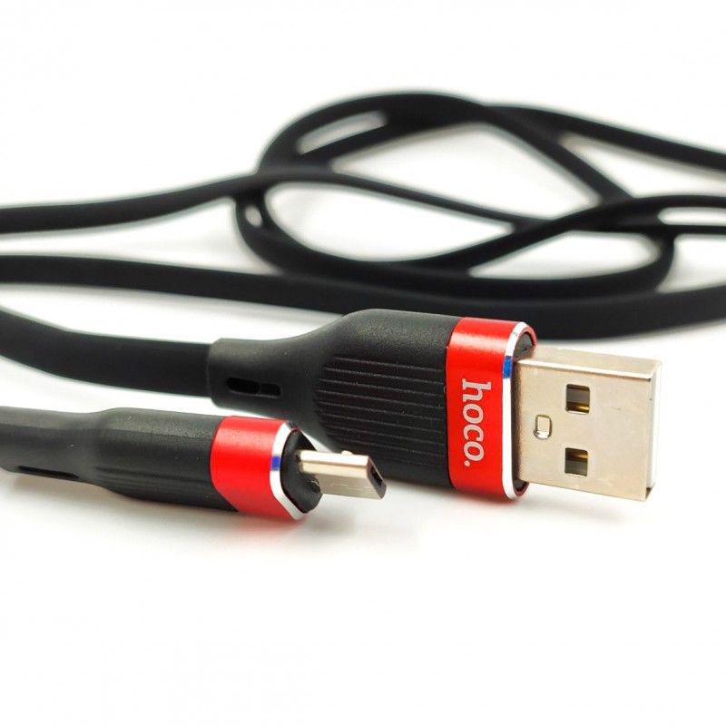 Кабель Hoco U72 надміцний силіконовий USB/Micro USB Black (17407) Кабель Hoco U72 надміцний силіконовий USB/Micro USB Black (17407)