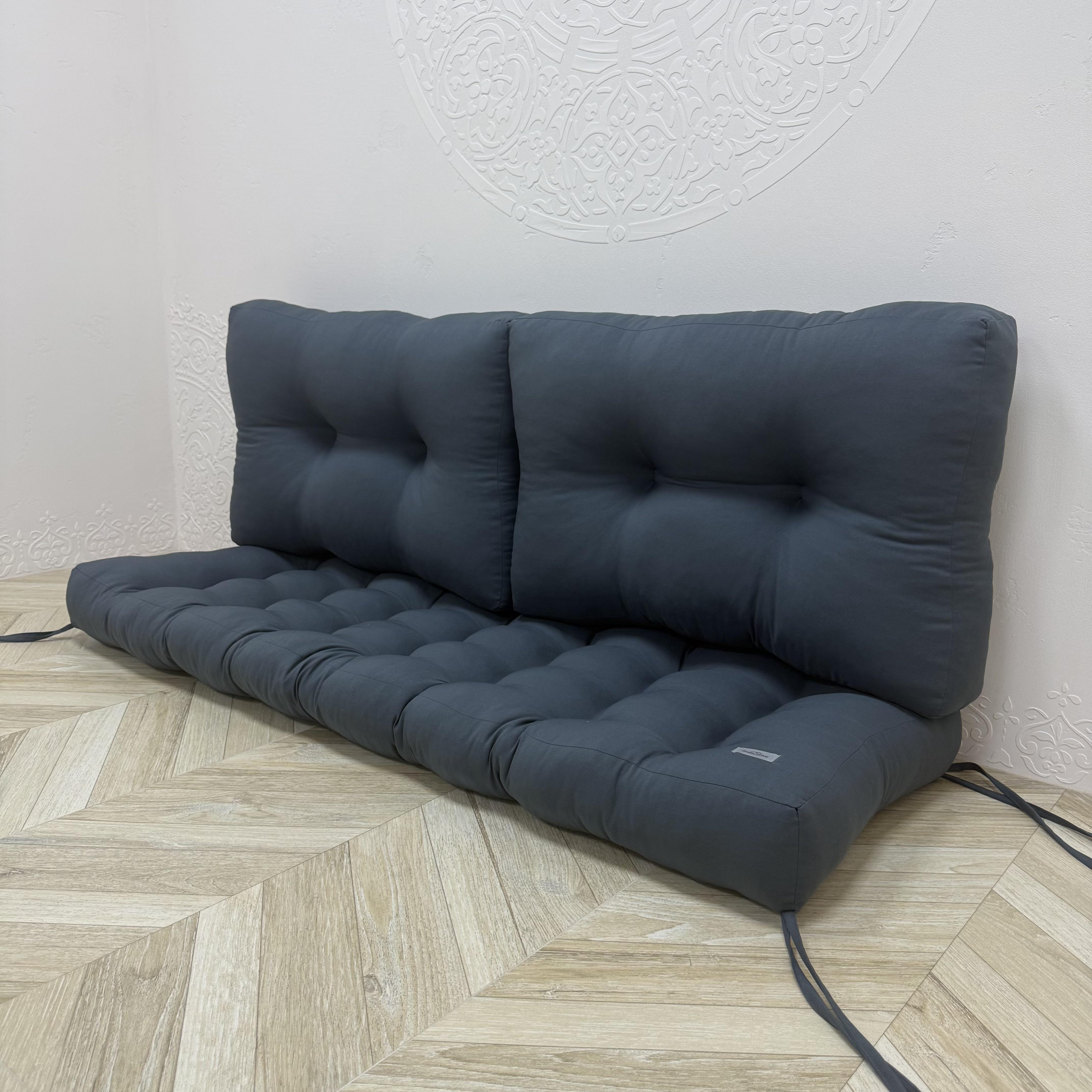 Комплект подушок Comfort Home габардин maxi на поддоны/качели/каркасы/садовая мебель 100х50х50x13 см