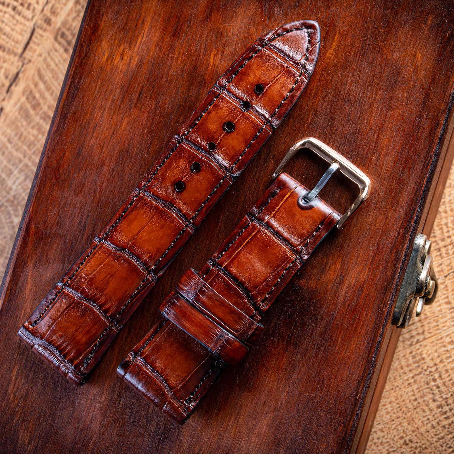 Ремешок для часов Apple Watch из кожи крокодила - фото 4 Ремешок для часов Apple Watch из кожи крокодила - фото 4