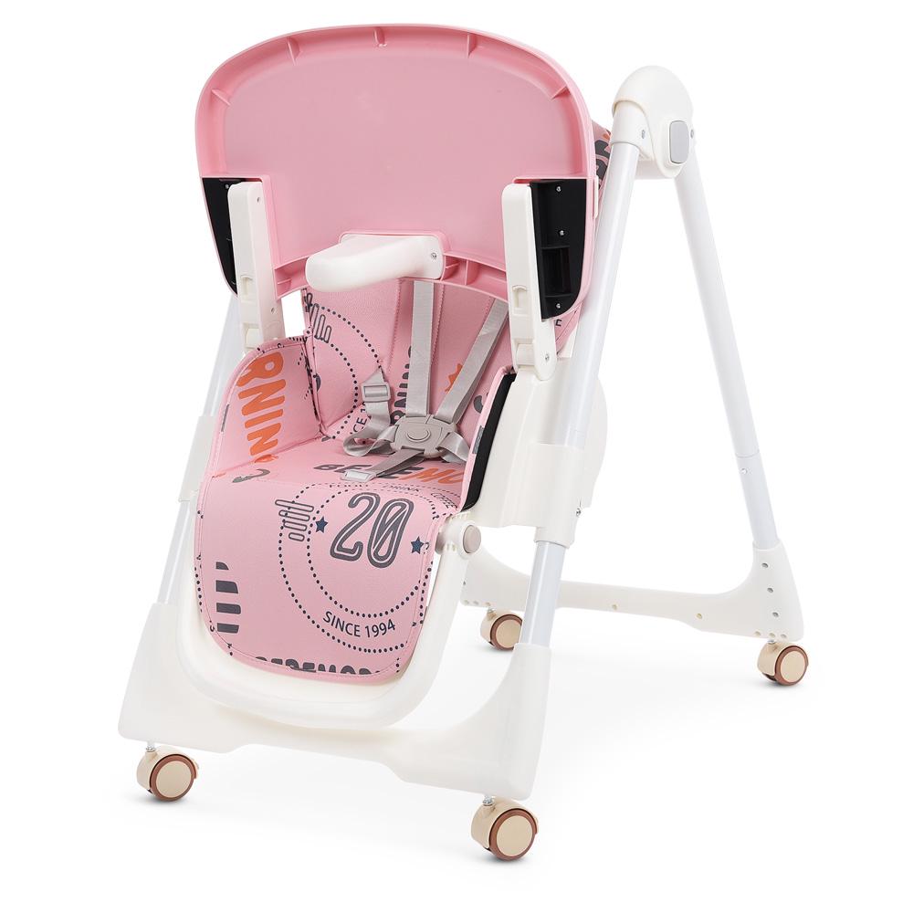 Стульчик для кормления Bambi M 5673-8 экокожа защита от сползания Pink (22030152) - фото 5