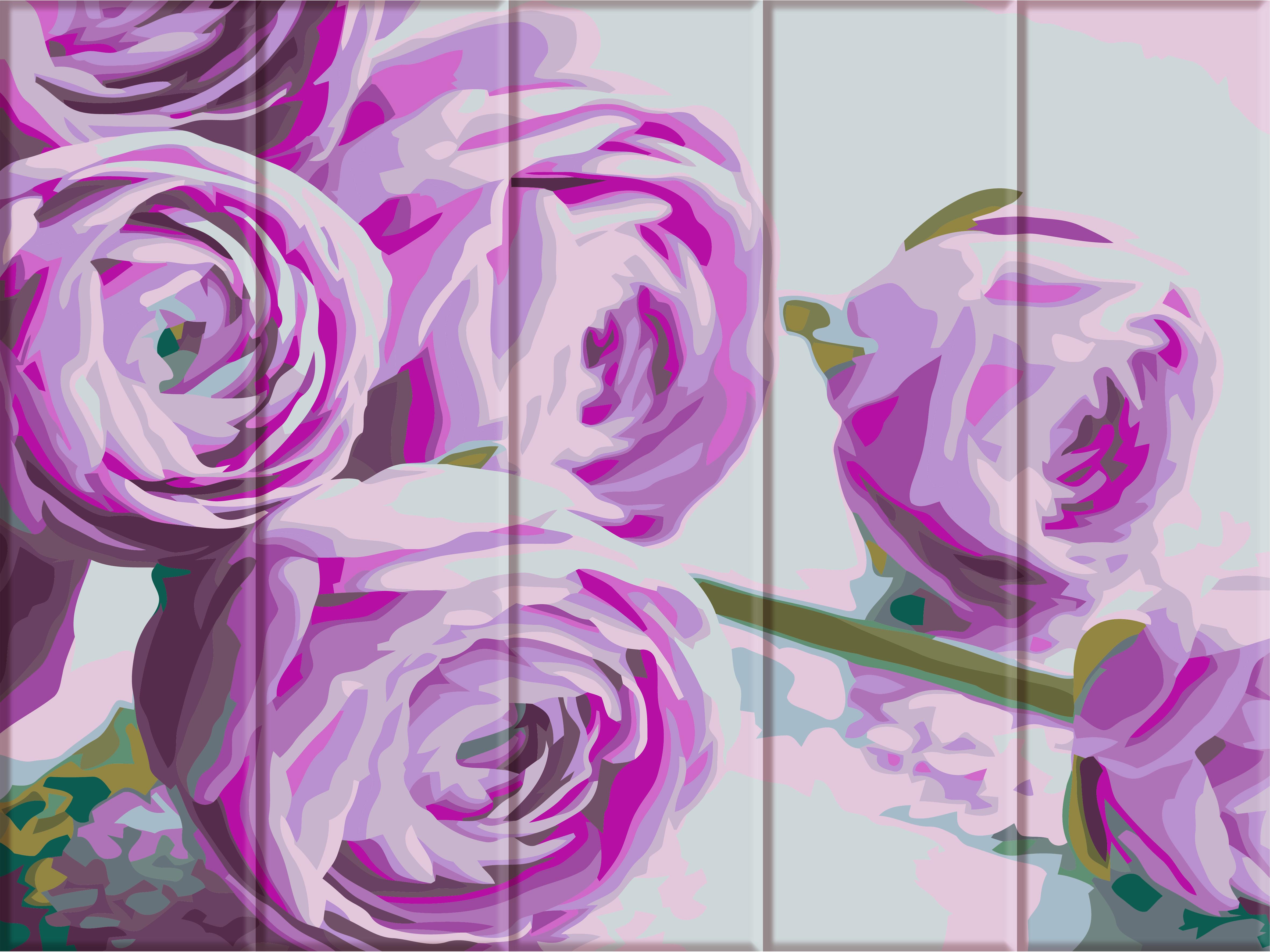 Картина по номерам ArtStory Сиреневые цветы 30x40 см (ASW044)