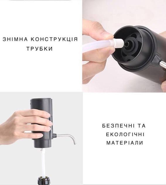 Помпа електронна для вина з акумулятором для пляшки (KD-7) - фото 9