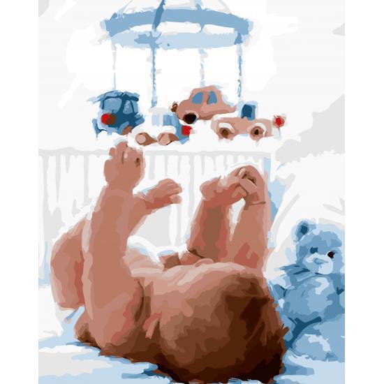 Картина по номерам Art Story Первая игрушка 40x50 см (AS0093)