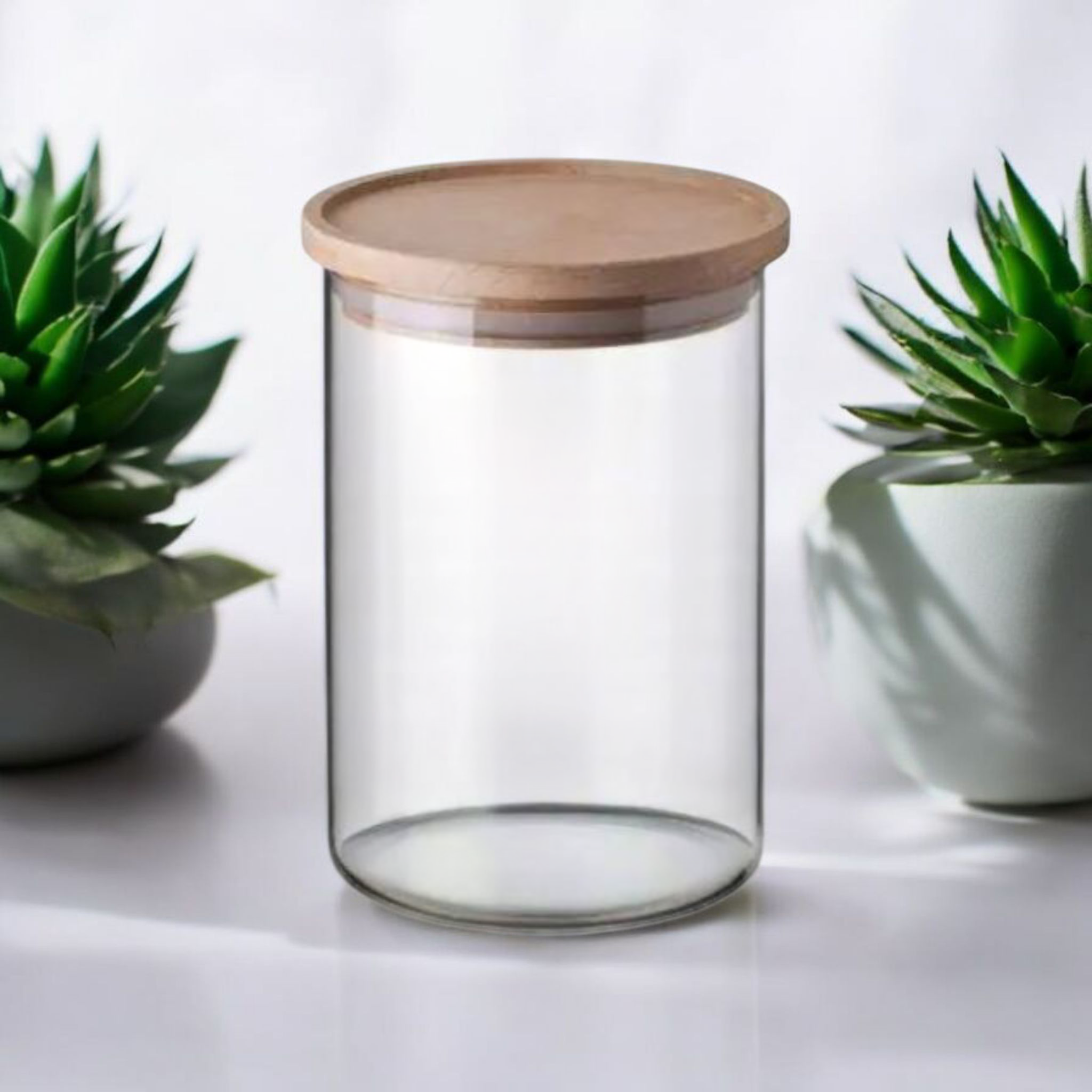 Місткість для зберігання Simax з дерев'яною кришкою 800 мл Прозорий (5152/LWs) - фото 5 Місткість для зберігання Simax з дерев'яною кришкою 800 мл Прозорий (5152/LWs) - фото 5