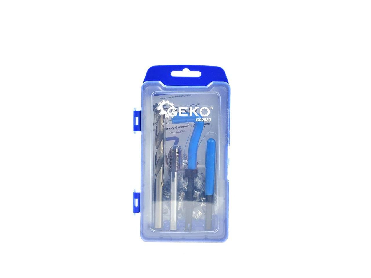 Набір GeKo для відновлення різьби М10х1,5 (G02883) - фото 2 Набір GeKo для відновлення різьби М10х1,5 (G02883) - фото 2