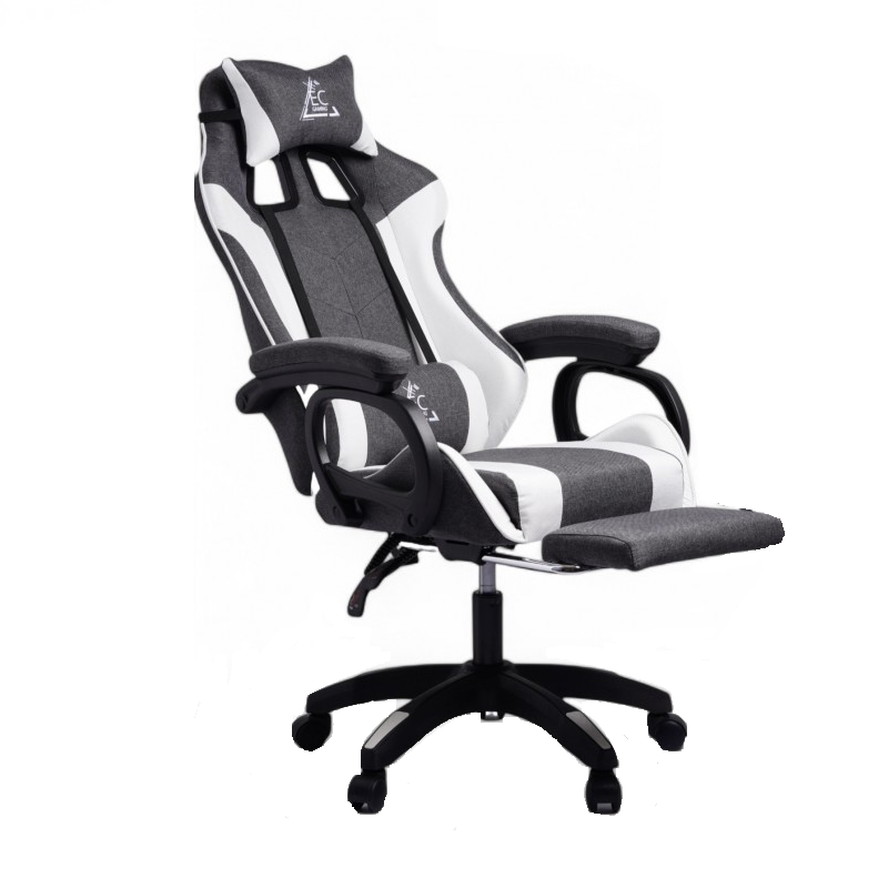 Компьютерное кресло из ткани LevelUp KO29GRAF Серо-белый (25108756)