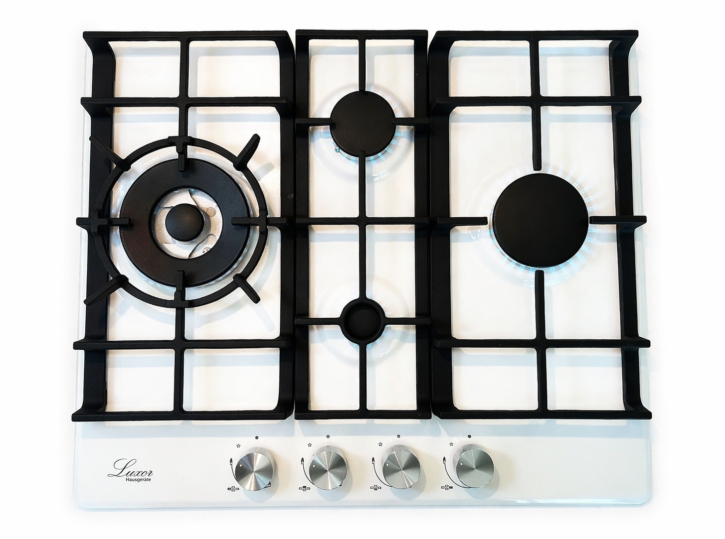 Варочная газовая поверхность Luxor WH Round SS Emaille Turbo Wok Italy с подставкой для Wok (34089643)