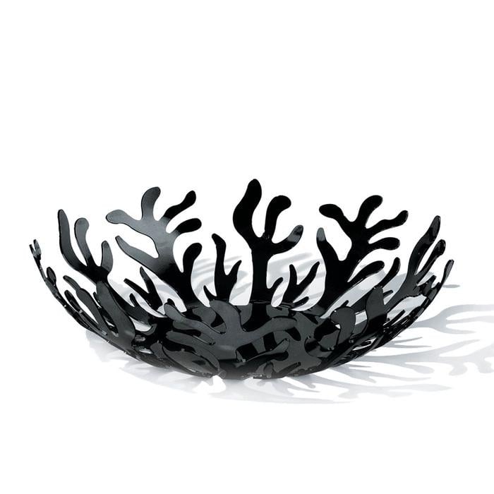 Ваза для фруктів Alessi Mediterraneo 21х9,5 см Чорний (2522569)