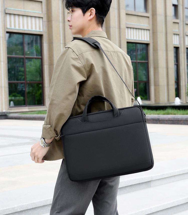 Сумка для ноутбука 17-17,3" протиударна велика Чорний (IBN048B) - фото 10 Сумка для ноутбука 17-17,3" протиударна велика Чорний (IBN048B) - фото 10