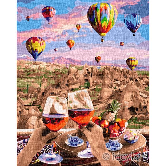 Картина по номерам Ідейка Волшебная Каппадокия 40х50 см (KHO2837)
