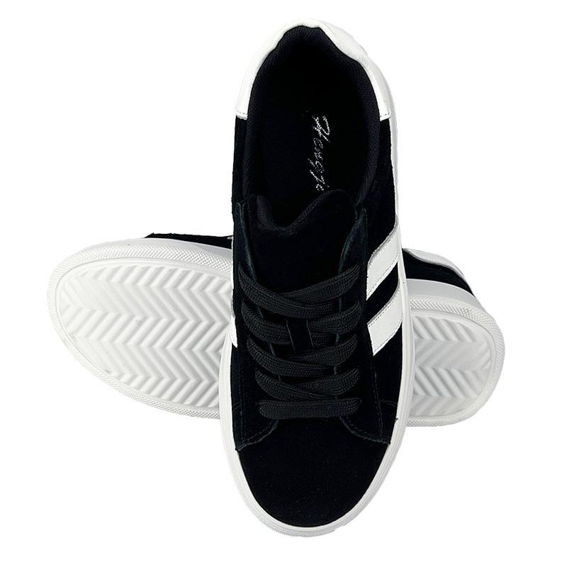 Кеды женские замшевые 807-1 p. 36 23 см Черный