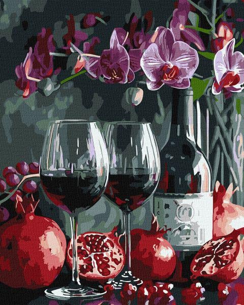 Картина по номерам Ideyka Цветение орхидей 40x50 см (Id-KHO5700)