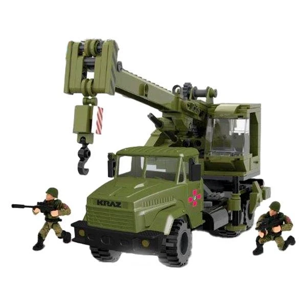 Конструктор PL-921-465 Армия КРАЗ Кран 357 дет. 2 фигурки (2795248785) Конструктор PL-921-465 Армия КРАЗ Кран 357 дет. 2 фигурки (2795248785)