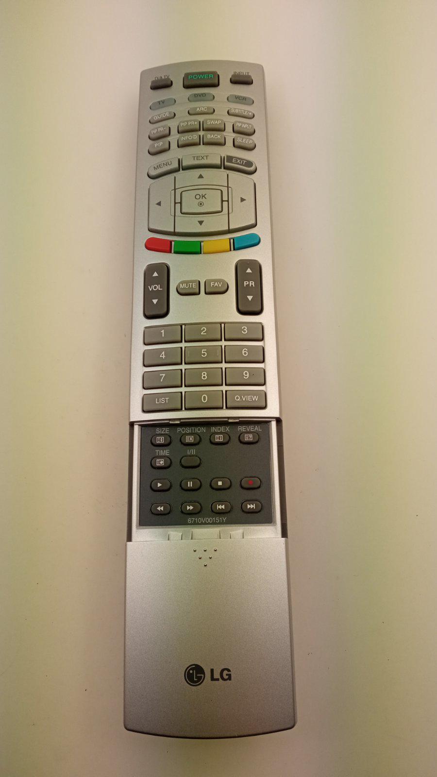 Пульт для LG 6710V00151Y TV/DVD/VCR (25611)