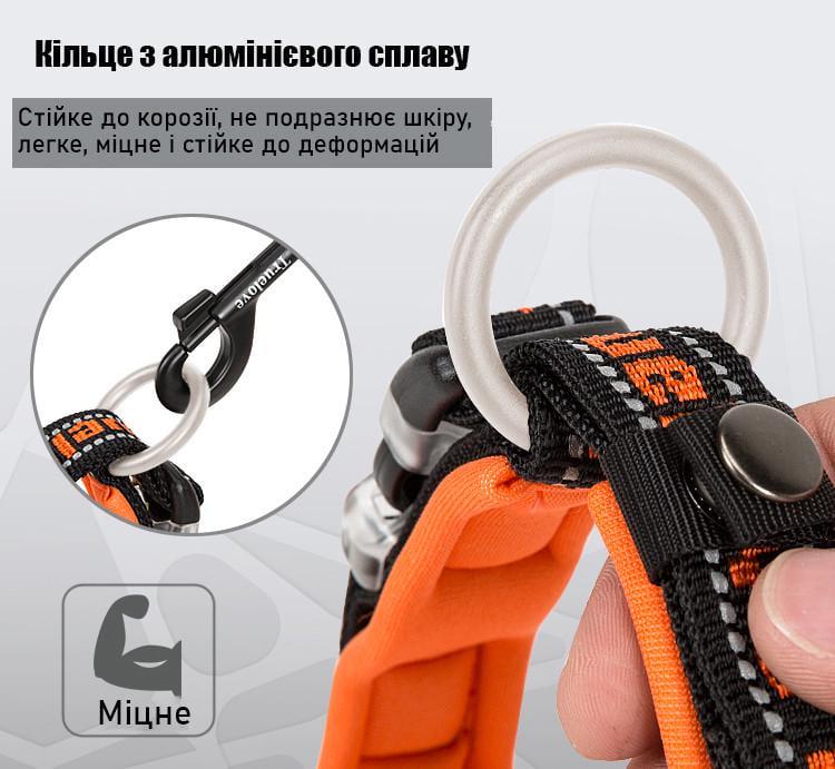 Ошейник для собак средних и больших пород Truelove TLC50121 cветоотражающий M Черный/Красный (2092153145) - фото 5 Ошейник для собак средних и больших пород Truelove TLC50121 cветоотражающий M Черный/Красный (2092153145) - фото 5