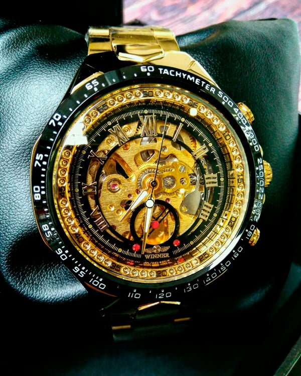 Годинник наручний чоловічий Winner Action Gold (11111) - фото 8 Годинник наручний чоловічий Winner Action Gold (11111) - фото 8