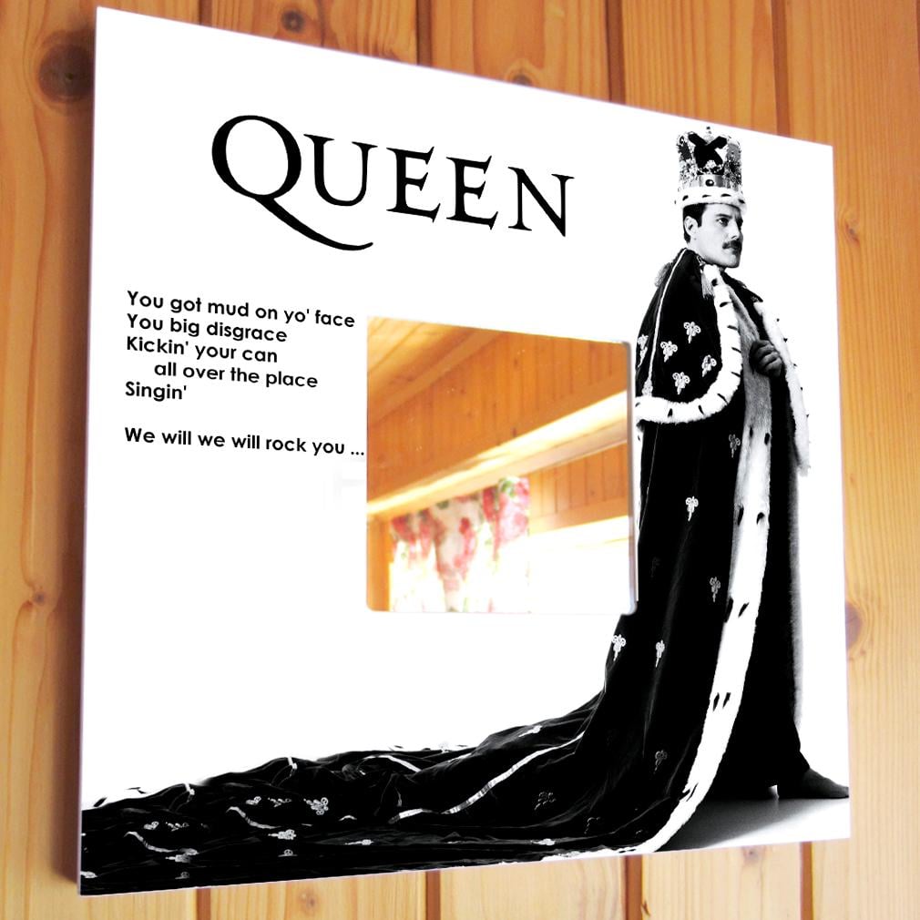 Зеркало Группа «Queen» Фредди Меркьюри 260х260 мм (M00873)