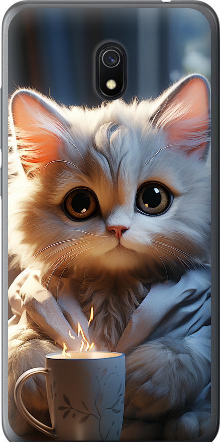 Чехол на Xiaomi Redmi 8A White cat (5646t-1794-42517)