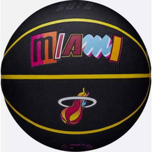 Баскетбольный мяч Wilson NBA team Miami р. 7 (only187_WZ4003916XB7)